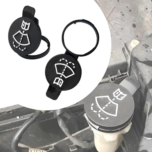 Aorplim Washer Fluid Cap/Windshield Washer Reservoir Cap Replacement for GMC Chevrolet Cadillac Buick Camaro Silverado Cruze - OEM# 12767700 13227300 1450270 - Windshield Wiper Fluid Cap 2PCS Set - Image 1
