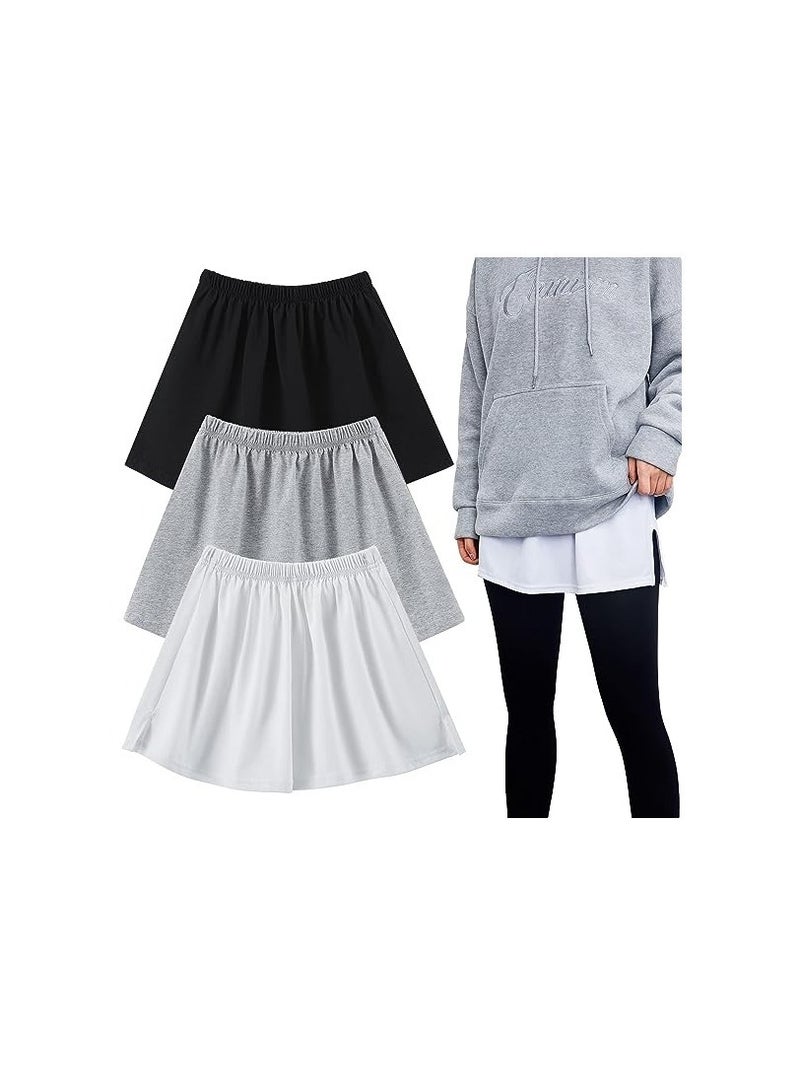 سيوسي 3 قطع قابلة للتعديل طبقة قابلة للتعديل مجموعة التنورة السفلية السفلى - أنيقة موسعات قميص متلازمة للنساء (s) - Image 1