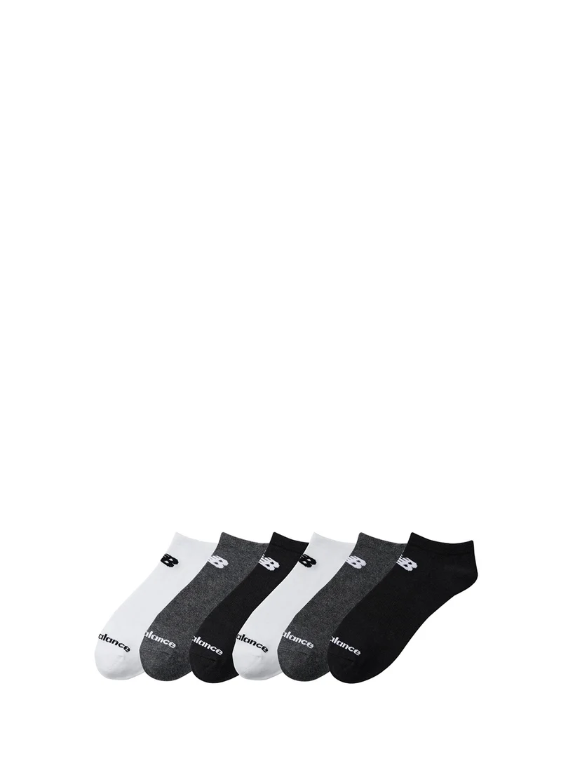 New Balance 6 Pack Everyday Lightweight No Show Socks