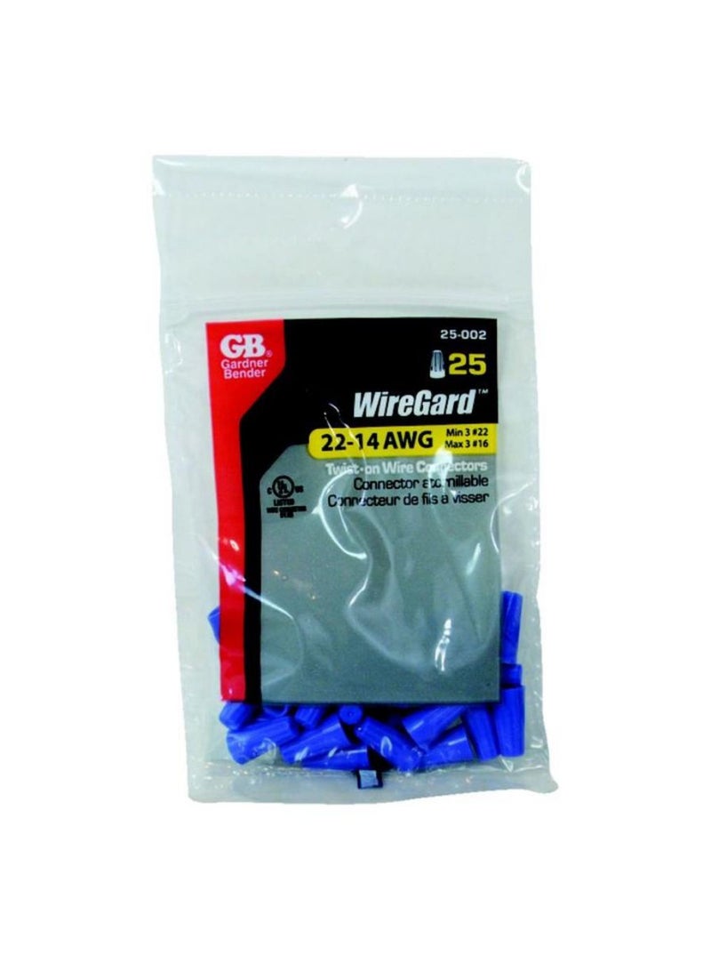 Gardner Bender WireGard 22-14 AWG Copper Wire Connectors 25Pc