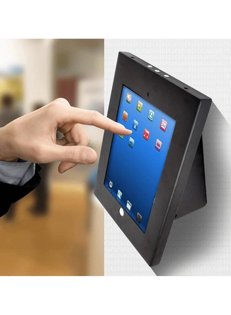 Skilltech Anti-Theft Tablet Mount for Tablet – Lockable Security Enclosure, Adjustable Desk/Wall Mount, White - SH120-06AL. - Image 3