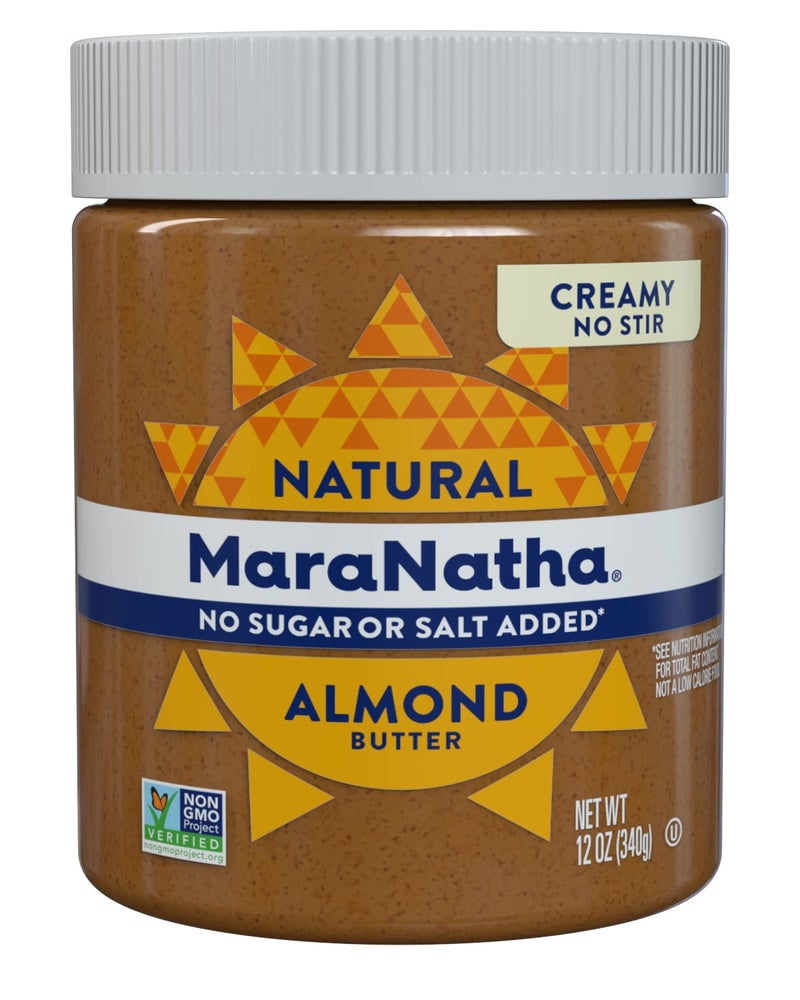 MaraNatha Natural Creamy Almond Butter, Gluten Free Nut Butter, No Stir, No Sugar or Salt Added, 12 Ounce Jar - Image 4