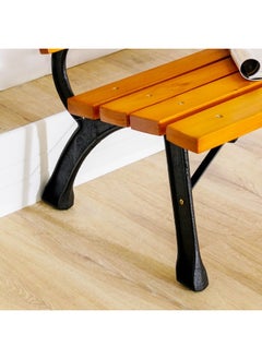 DANUBE HOME Inaya Cast Iron Park Bench - 150x50x72 cm  - Image 2