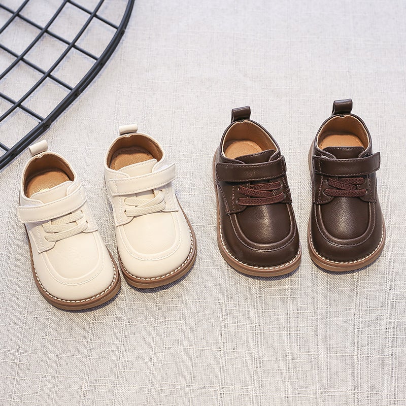 Shuai Pao Pao Korean Style Baby Toddler Soft Sole Leather Walking Shoes Casual Sneakers for Boys Girls 0-3 Years - Image 4