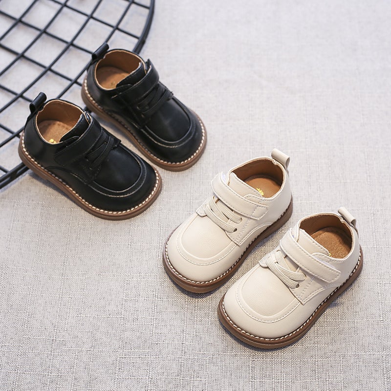 Shuai Pao Pao Korean Style Baby Toddler Soft Sole Leather Walking Shoes Casual Sneakers for Boys Girls 0-3 Years - Image 3
