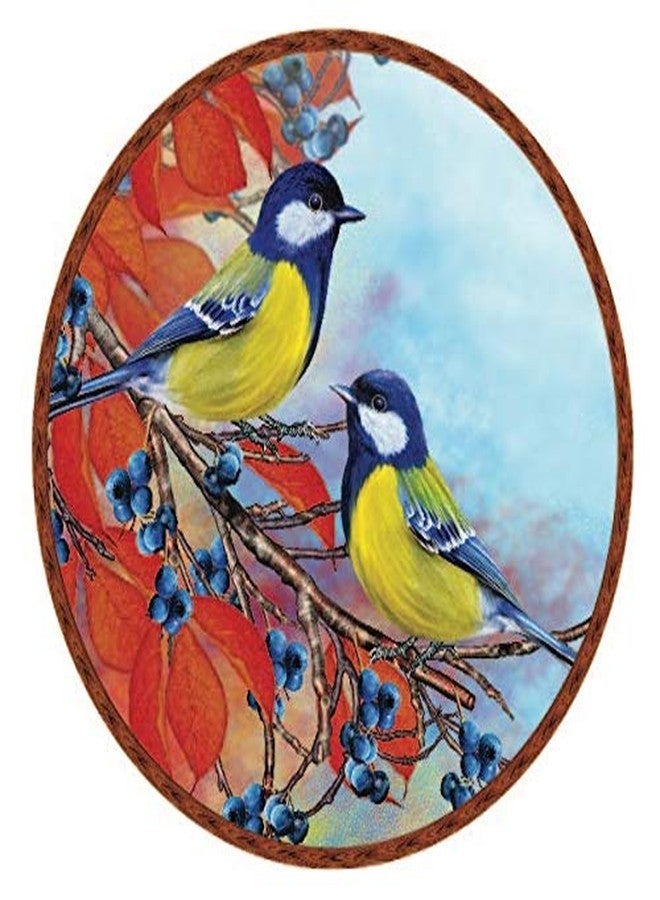 REAL ART Wall Hanging Ceramic Plates 7" (5 pcs Set) Multicolor (Design 6) - Image 3