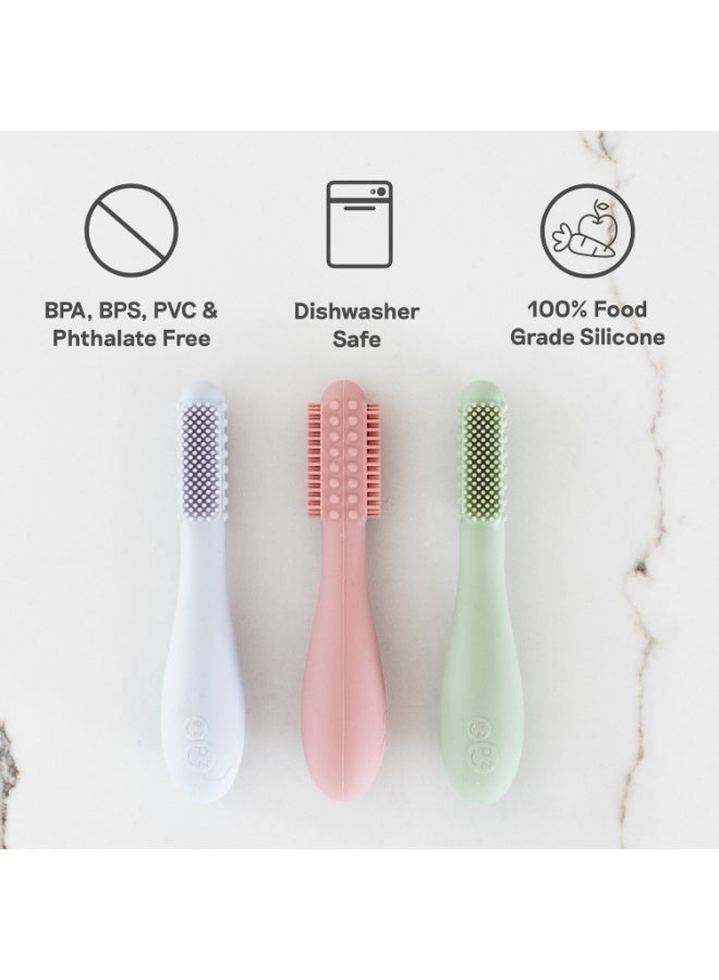 ازبيز فرشاة أسنان Ezpz لتعليم الطفل بنفسه - اللون نيلي - Image 3