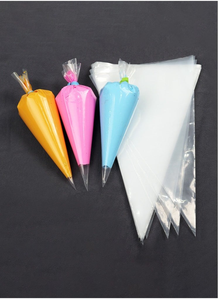 Generic 12inch 100pcs Cake Decorating Disposable Piping Bags with decoration head  - Image 2
