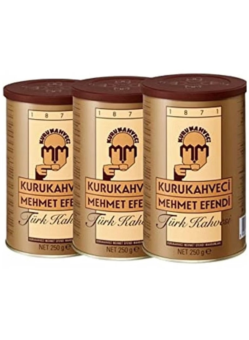 كافيه قهوة تركية محمد أفندي 250 جرام 3حبه - Image 1
