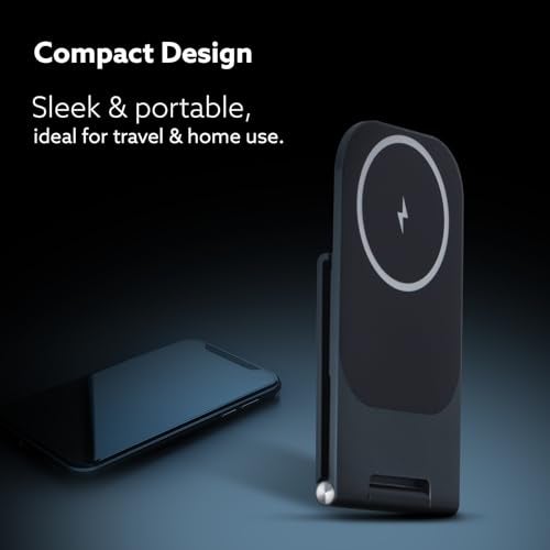 AGARO Elegant Wireless Charger, 15W, Qi-Certified, Charging Stand for iPhone 15/15 Plus/15 Pro/15 Pro Max, 14/14 Plus/14 Pro/14 Pro Max & 13/12/11 Series - Image 5