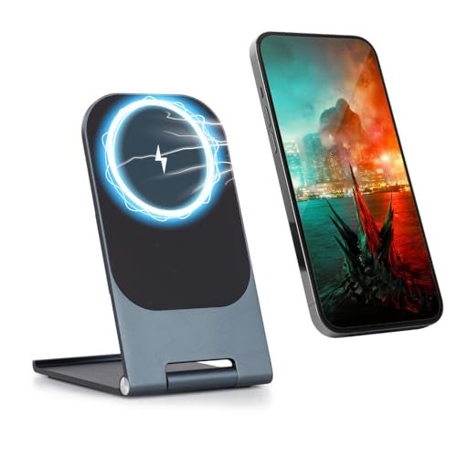 AGARO Elegant Wireless Charger, 15W, Qi-Certified, Charging Stand for iPhone 15/15 Plus/15 Pro/15 Pro Max, 14/14 Plus/14 Pro/14 Pro Max & 13/12/11 Series - Image 1