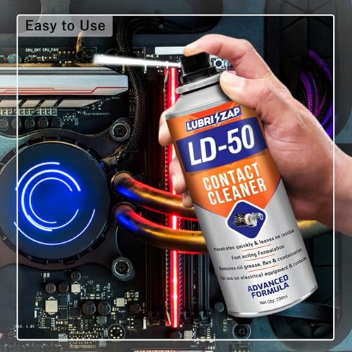 Lubrizap Contact Cleaner 200ml - Drive Out Dirt, Dust, Oil, Flux Residue and Moisture From Sensitive Electrical Parts and Equipment with Ease - Image 4