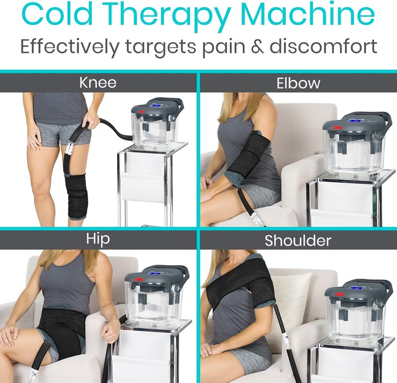 Vive Ice Therapy Machine Replacement Pads  Flexible Ergonomic Reusable Padding for Cold Therapy  Pain Relief System  Knee Shoulder Ankle and Hip Adjustable Device Ice Therapy Machine - Image 3