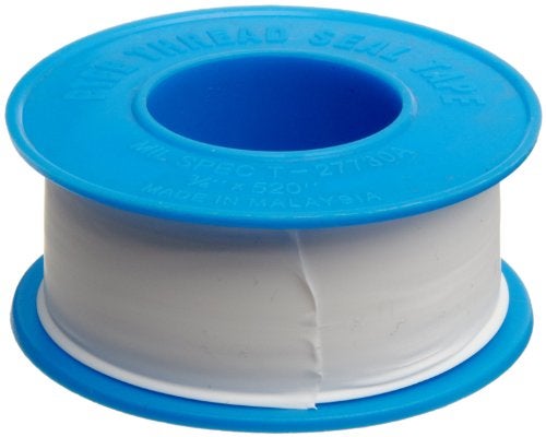 Dixon Valve TTB75 PTFE Industrial Sealant Tape, -212 to 500 Degree F Temperature Range, 3.5mil Thick, 520" Length, 3/4" Width, White - Image 3