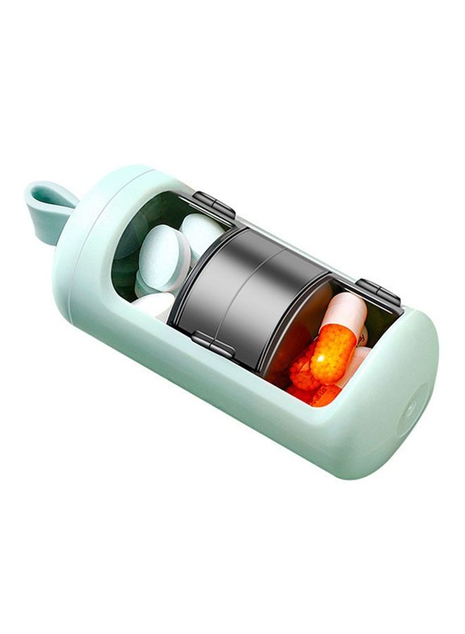 Portable Compartmentalized Pill Box For On-the-Go Travel