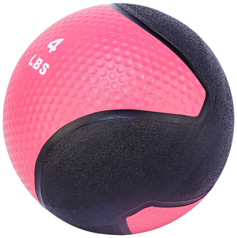 Fitvids Workout Exercise Fitness Weighted Medicine Ball, Wall Ball and Slam Ball​, Medicine Ball​, 4 Pounds - Image 2