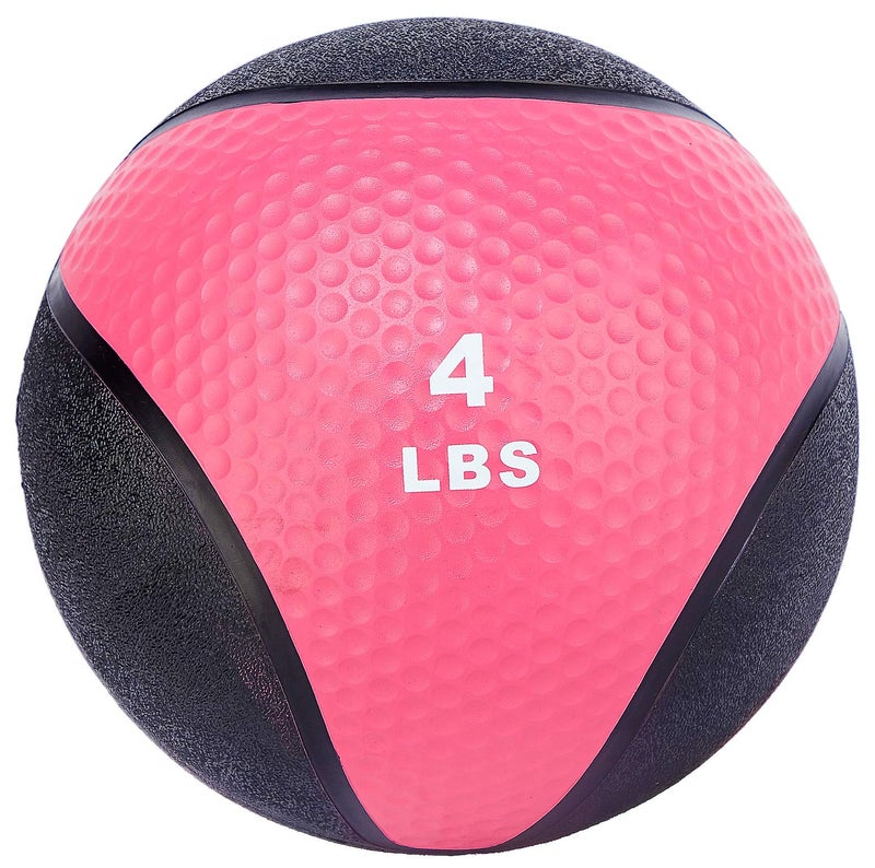 Fitvids Workout Exercise Fitness Weighted Medicine Ball, Wall Ball and Slam Ball​, Medicine Ball​, 4 Pounds - Image 1