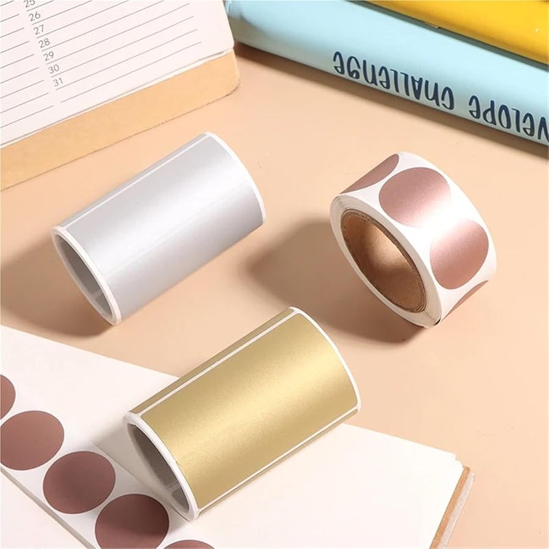 Silver Scratch Off Stickers 300Pcs Roll Secret Code Cover Labels For Lottery Tickets DIY Activity - Image 5