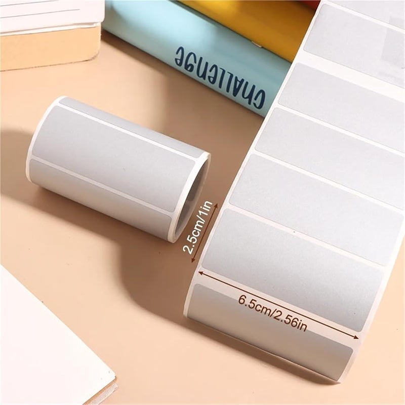 Silver Scratch Off Stickers 300Pcs Roll Secret Code Cover Labels For Lottery Tickets DIY Activity - Image 3