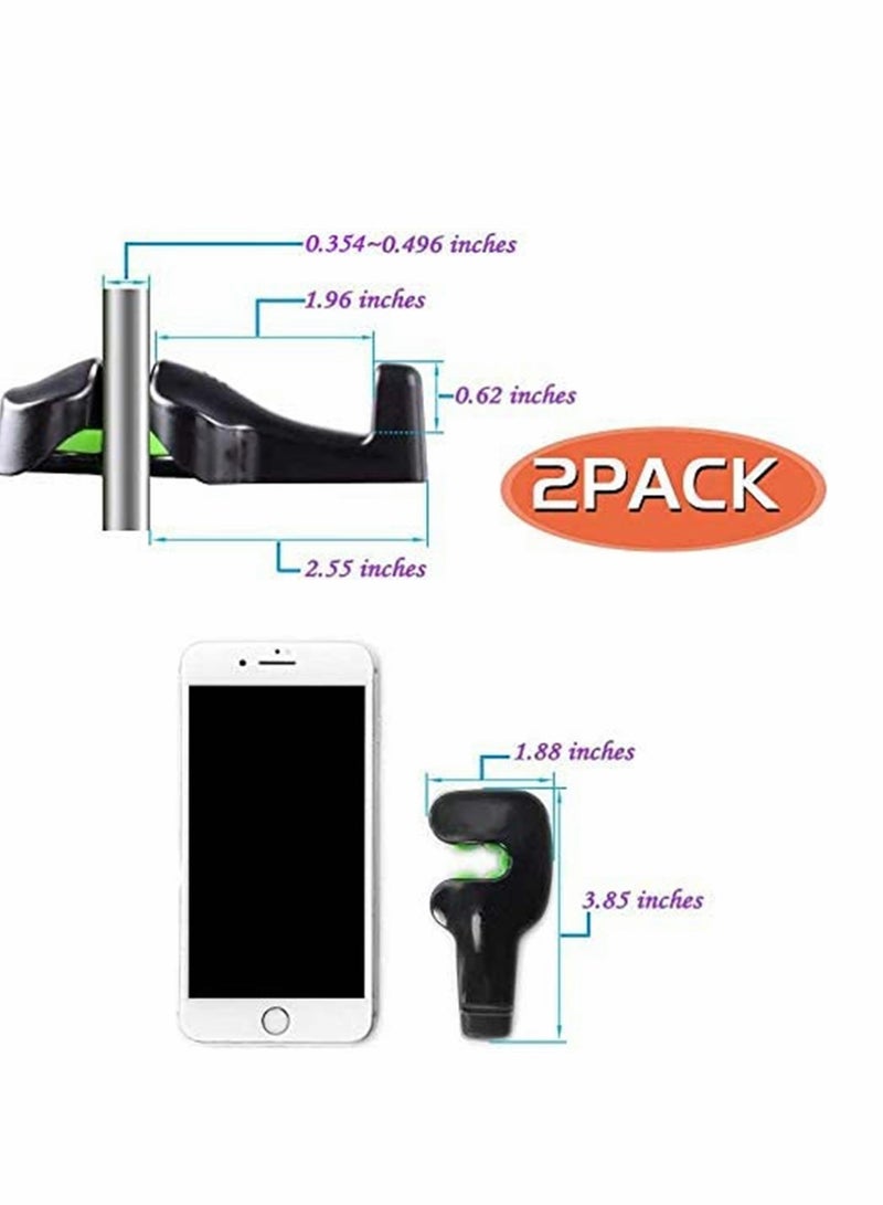 Excefore Car Headrest Hook, Car Hook, Car Purse Hook, Headrest Hooks for Car Hook Headrest Hangers, Purse Hook for Hanger Purse or Grocery Bags for Automotive Front Back Seat Headrest, Black, 2 Pack - Image 5