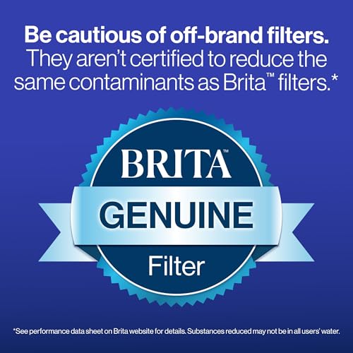 Brita Everyday Elite Water Filter Pitcher, Removes 99% of Lead, Includes 1 Filter, 10-Cup Capacity, Blue - Image 5