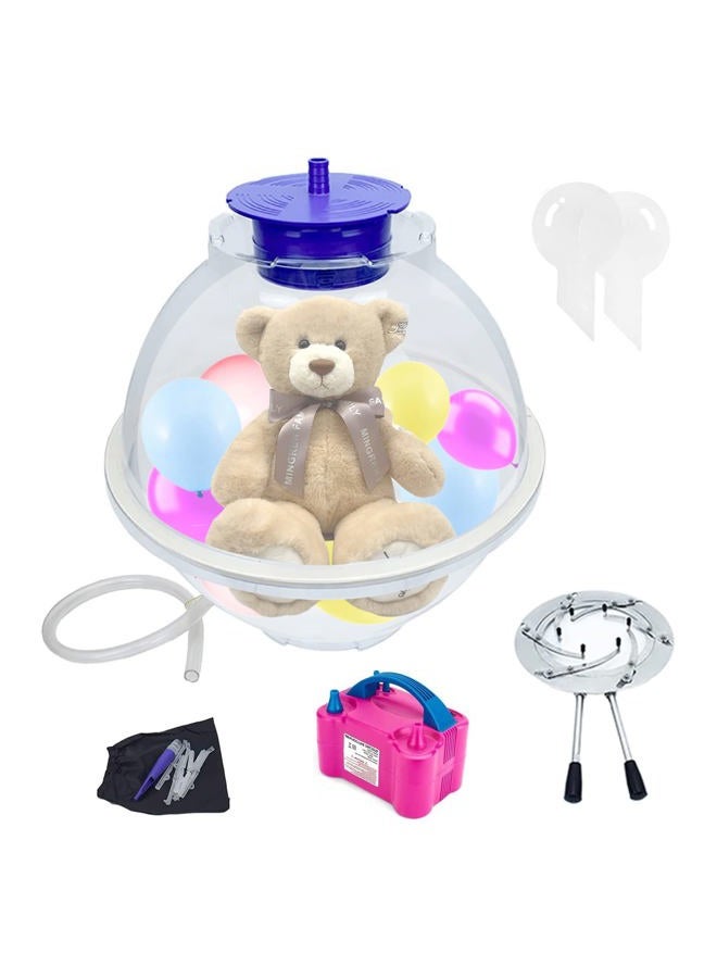 Cherish XT Balloon Stuffing Machine,Balloon Stuffer with Balloon Pump and Flaring Pliers Used for Balloon Bouquet Wedding Christmas Birthday Party Decoration Balloons Filling Supply,Purple - Image 1