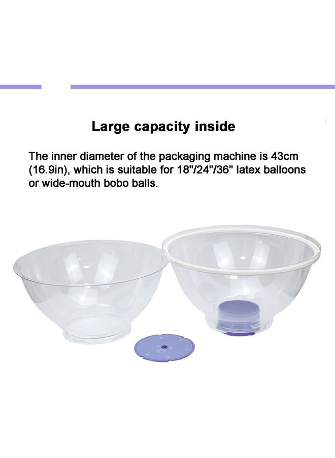Cherish XT Balloon Stuffing Machine,Balloon Stuffer with Balloon Pump and Flaring Pliers Used for Balloon Bouquet Wedding Christmas Birthday Party Decoration Balloons Filling Supply,Purple - Image 4