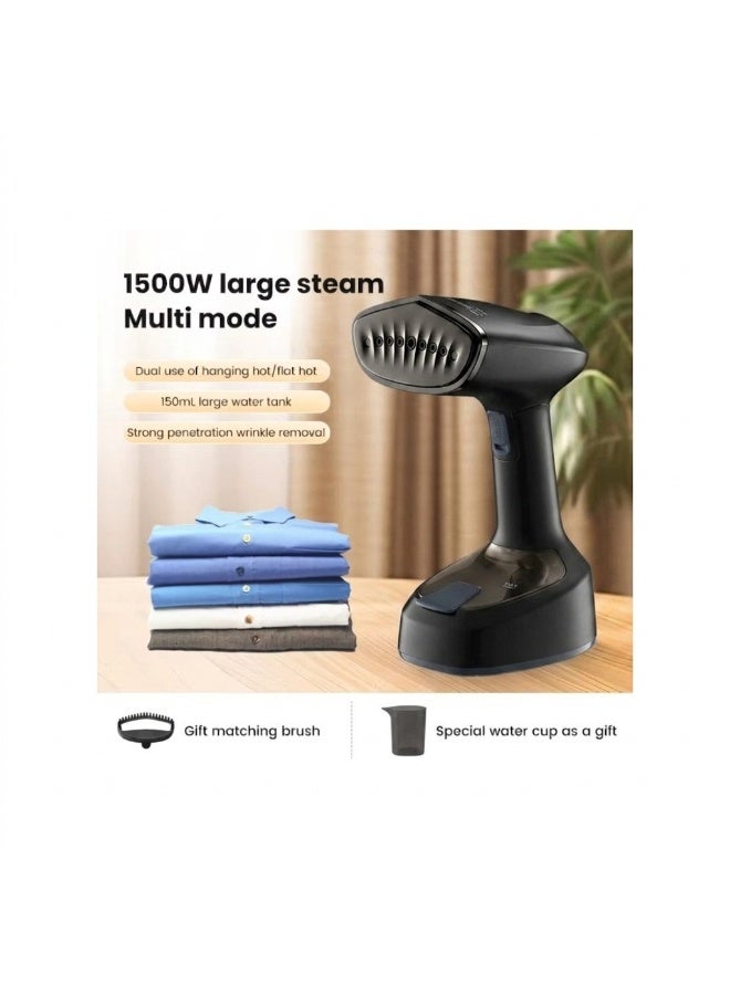 Silver Crest Handheld Garment Steamer – 1500W Portable Clothes Steamer with 20s Fast Heat-Up, 150ml Water Tank & Stainless Steel Steam Panel - Image 1