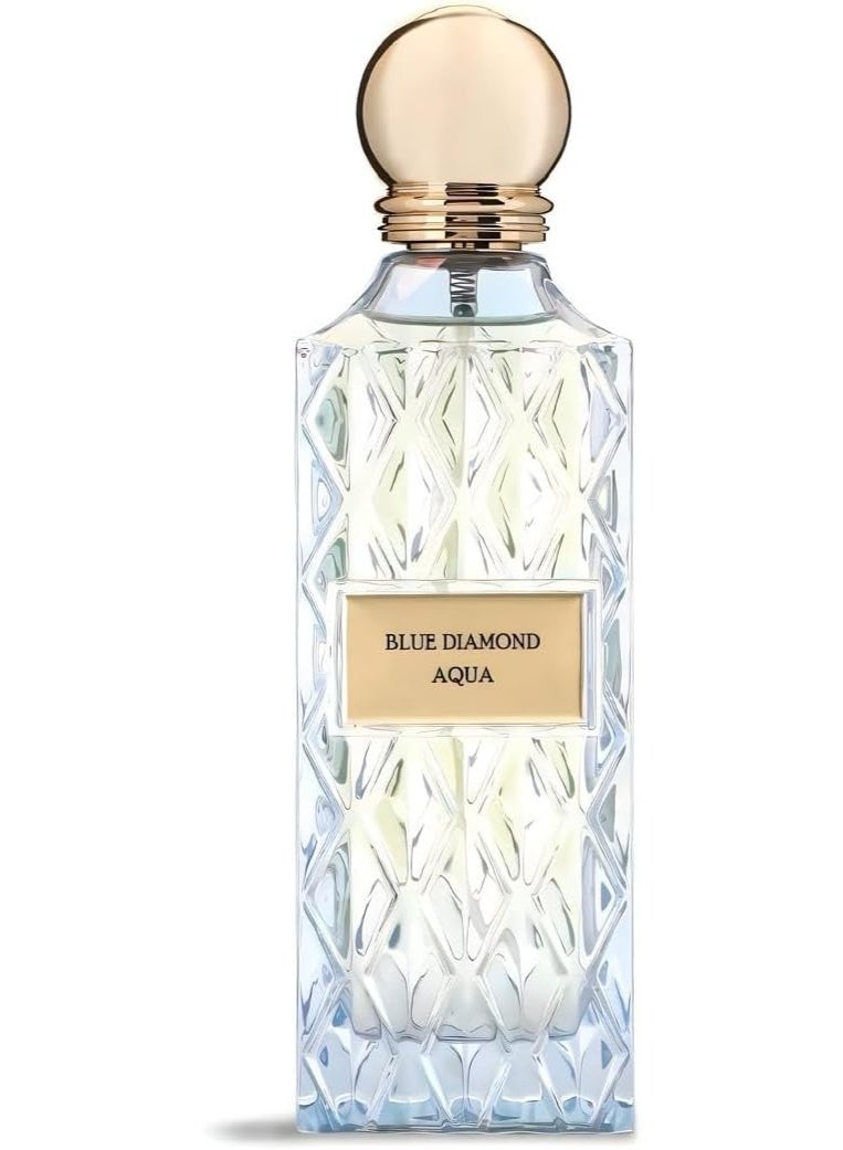 IBRAHEEM AL.QURESHI Blue Diamond Aqua 150ML Luxury Fresh Aquatic Long Lasting Unisex Perfume | Premium Arabic Fragrance For Men & Women - Image 2