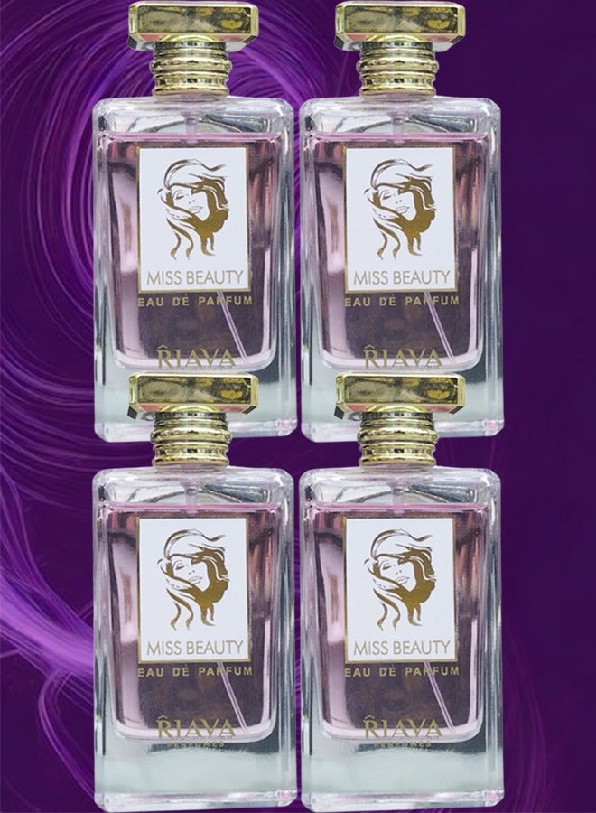 Riva 4 Pieces Miss Beauty EDP 100ML - Image 1