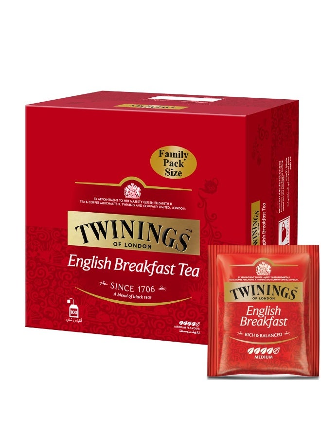 تويننجز شاي الفطور الإنجليزي أسود - 100 كيس 2جرام - Image 1