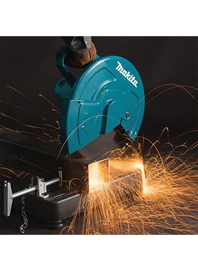 Makita Cutting Saw For Metal, Blade 355mm, Cutting Depth 137mm, 2200W, 16.6kg Multicolor - Image 5