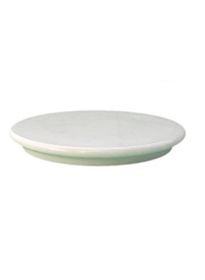 RJ kitchenware Store RJ kitchenware Store marble white marble chakla roti maker for kitchen 10 inch Chapati/roti/papad/fulka/bread maker rolling stone boards (white)  - Image 1