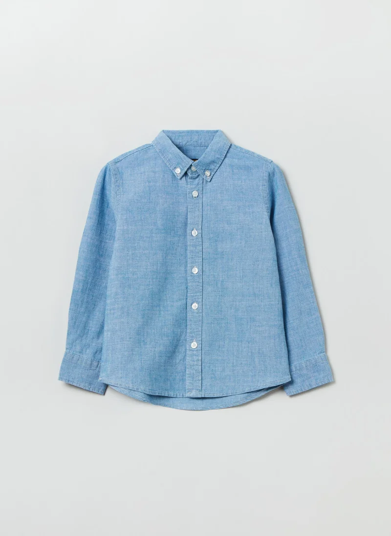 Ovs Cotton chambray shirt