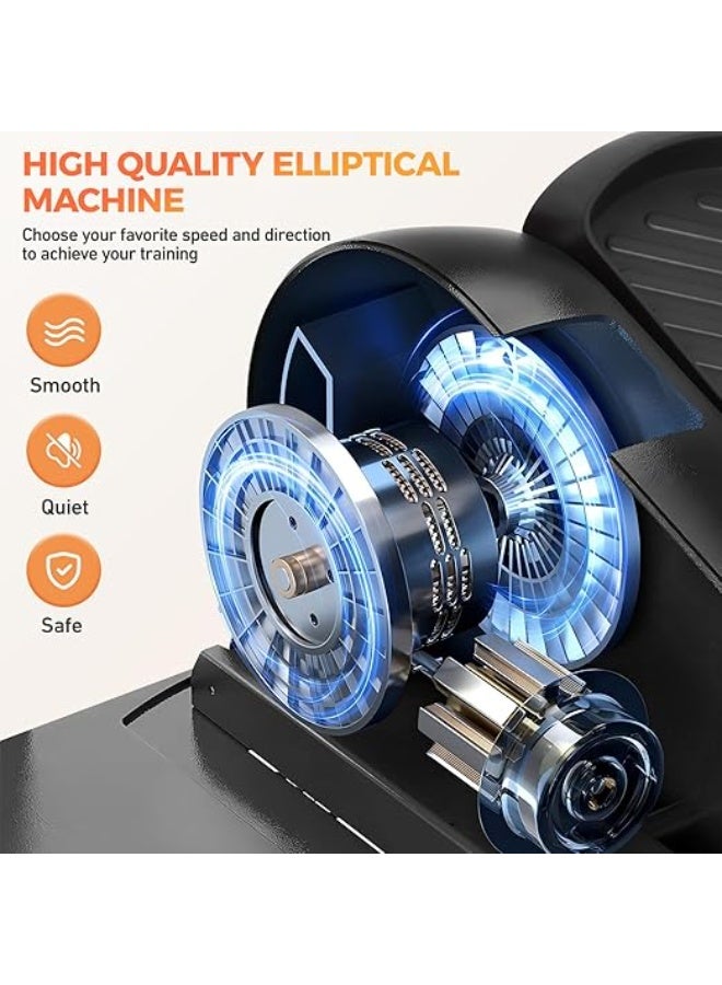 TIKNAL Under-desk elliptical leg exerciser for seniors and office workers – quiet operation, 12 speed levels, remote control, fully assembled - Image 5