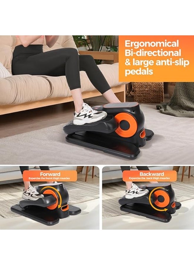 TIKNAL Under-desk elliptical leg exerciser for seniors and office workers – quiet operation, 12 speed levels, remote control, fully assembled - Image 4