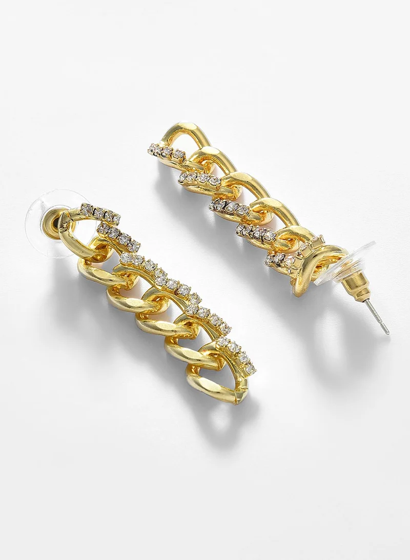 SOHI Contemporary Artificial Drop Earring Jewellery