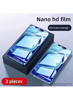 Applicable To For Iphone16 Tempered Film For Iphone15promax Mobile Phone Film 14/13 12 Anti-fingerprint 11-Color:[nano HdPack Of 2] Full Screen Coverage10 Times Electroplating Anti-fingerprintIf The Sticker Is Damaged, You Will Be Compensated For It.-Size:For Iphone 13 Pro