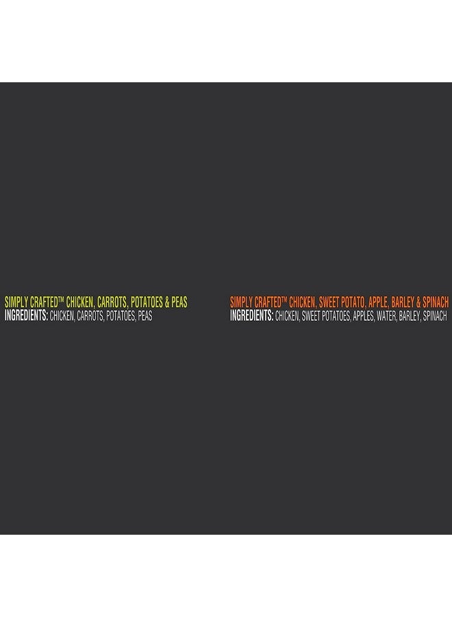 Cesar Simply Crafted Chicken, Carrots, Sweet Potato, Barley & Spinach Variety Pack Adult Wet Dog Food, 1.3 Oz., Count Of 8 - Image 5