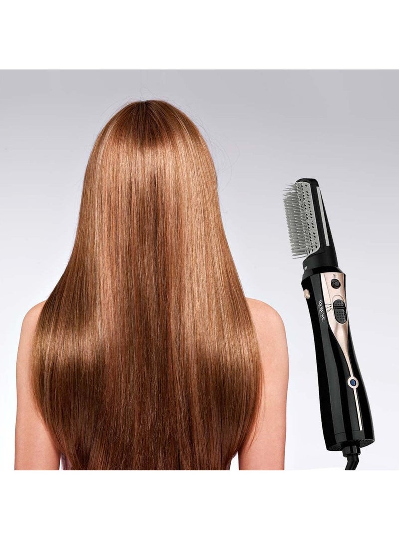 REBUNE Original 1200W Electric Hair Dryer Brush With 2 Attachment RE-2078-2 black - Image 3