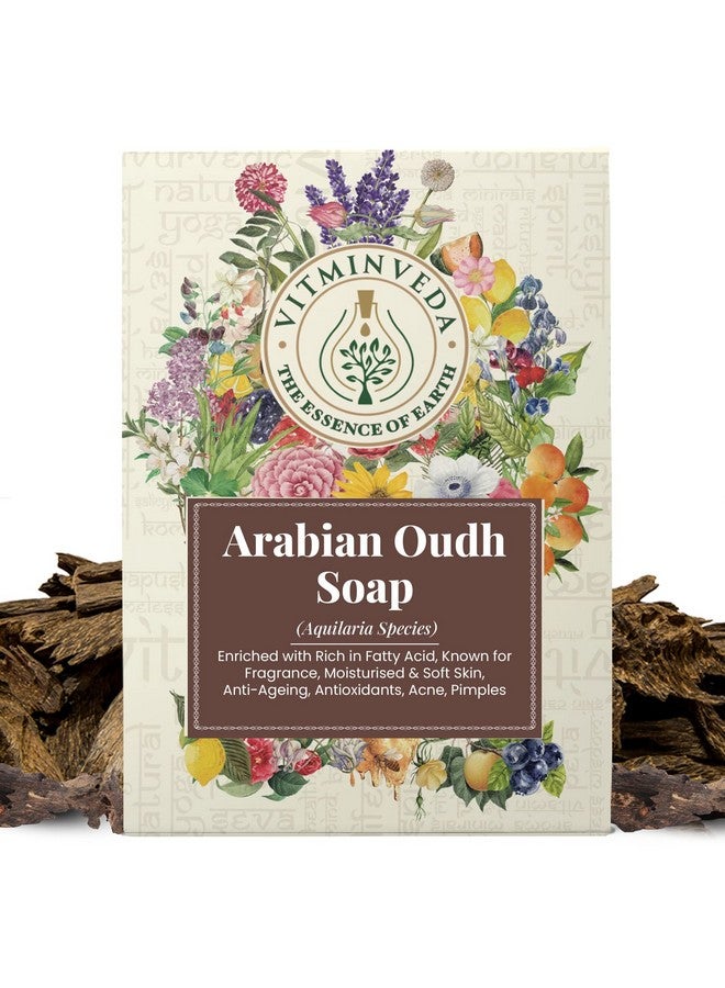 VITMINVEDA Oudh Soap, Arabian Oud Soap (125 Gm) | Luxury Premium Soap | Natural Soap | Handmade Organic Soap | Paraben & Chemical Free | Bath Soap for Men Women - Image 1