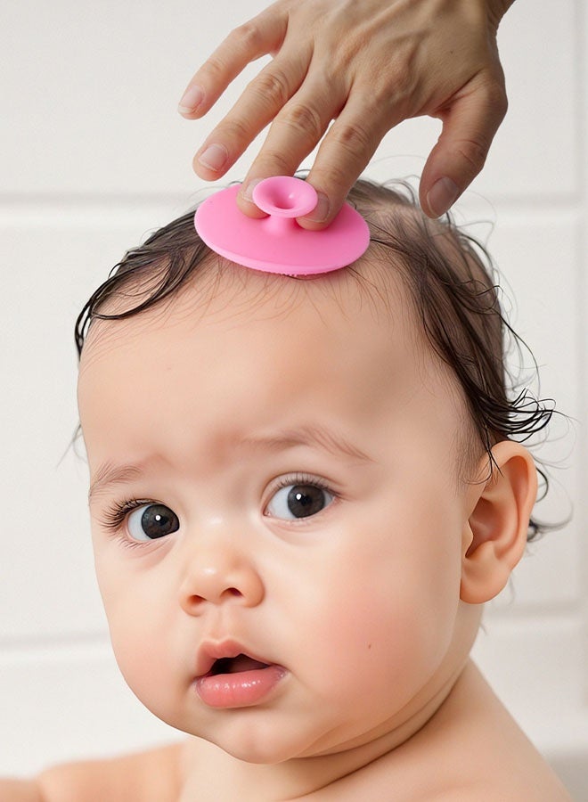 2 عبوة فرشاة حمام سيليكون للأطفال - Image 2