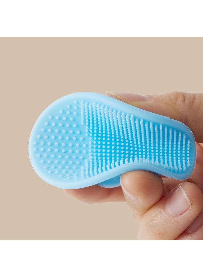 2 عبوة فرشاة حمام سيليكون للأطفال - Image 5