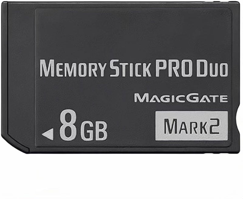ذاكرة فلاش MS سعة 8 جيجابايت PRO Duo (مارك 2) لملحقات PSP بطاقات الذاكرة MS 