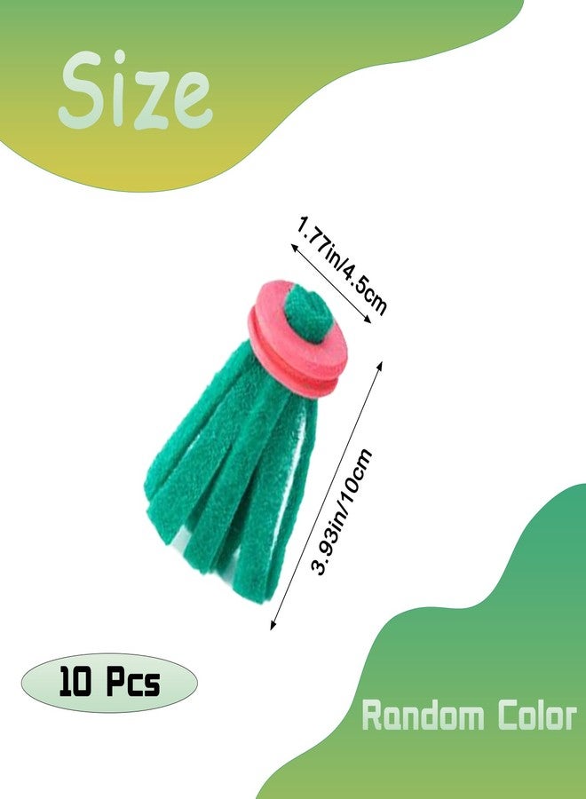 TTFdacai 20 Pcs Fish Spawning Mops for Aquarium Replacement Breeder Mop Floating Fish Spawn Breeding Mop for Fish Tank Aquarium Fry Hiding Decorations (Random Color) - Image 2
