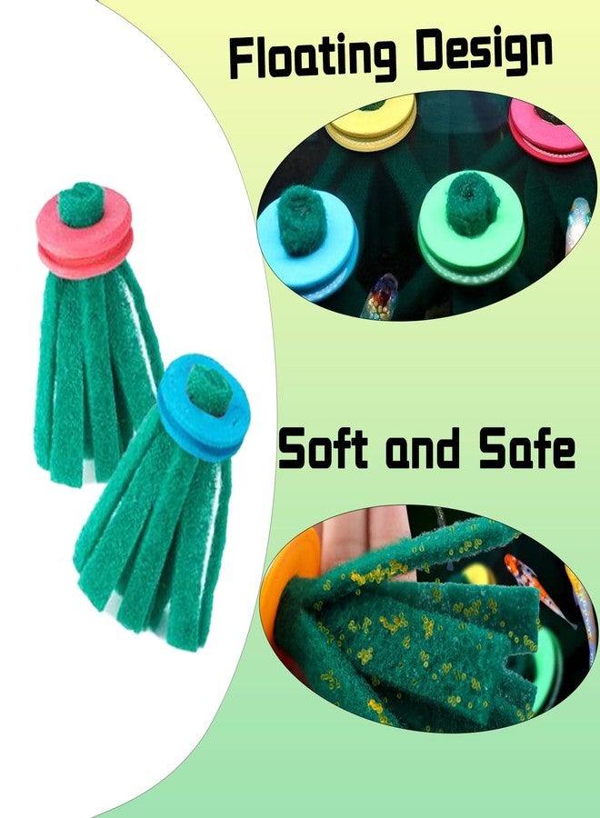 TTFdacai 20 Pcs Fish Spawning Mops for Aquarium Replacement Breeder Mop Floating Fish Spawn Breeding Mop for Fish Tank Aquarium Fry Hiding Decorations (Random Color) - Image 3