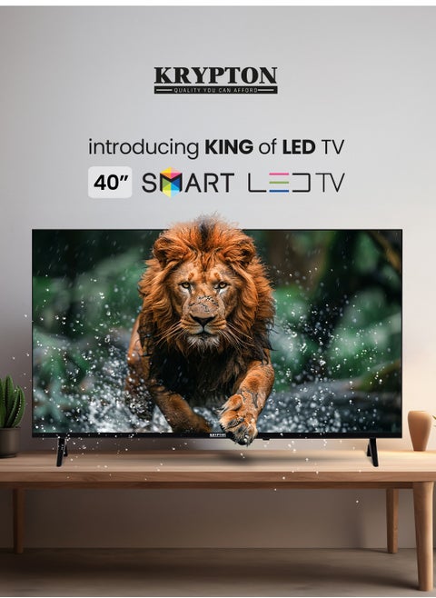 40 Inch Frameless HD Smart LED TV With Remote Control, HDMI And USB Ports, Head Phone Jack, PC Audio In ,Wi-Fi, Android 14.0 With E-Share, YouTube, Netflix Etc.