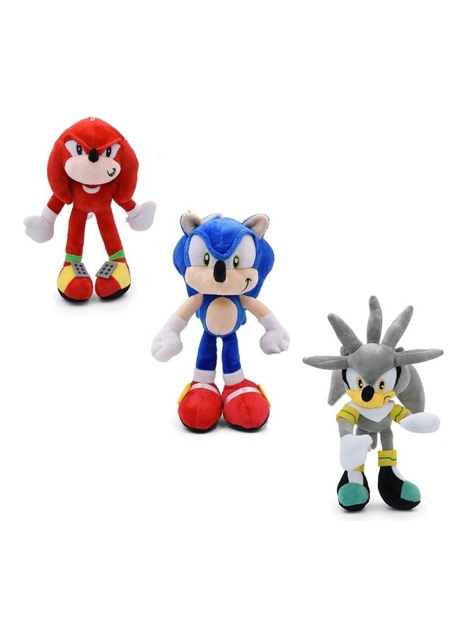 NIBEMINENT Super Sonic Inspired Soft Toys 3 Pcs Collection 27cm - Image 2
