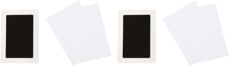 Pearhead ML CleanTouch Baby Ink Pad No Mess Inkless Baby Safe Ink DIY Handprint and Footprint Keepsake Black MediumLarge Pack of 2 - Image 1
