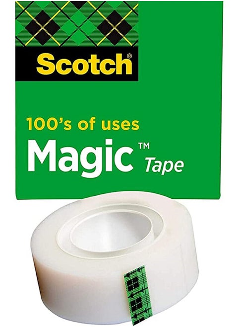 Scotch 810 Magic Roll Tape Set, 3 Pieces, White